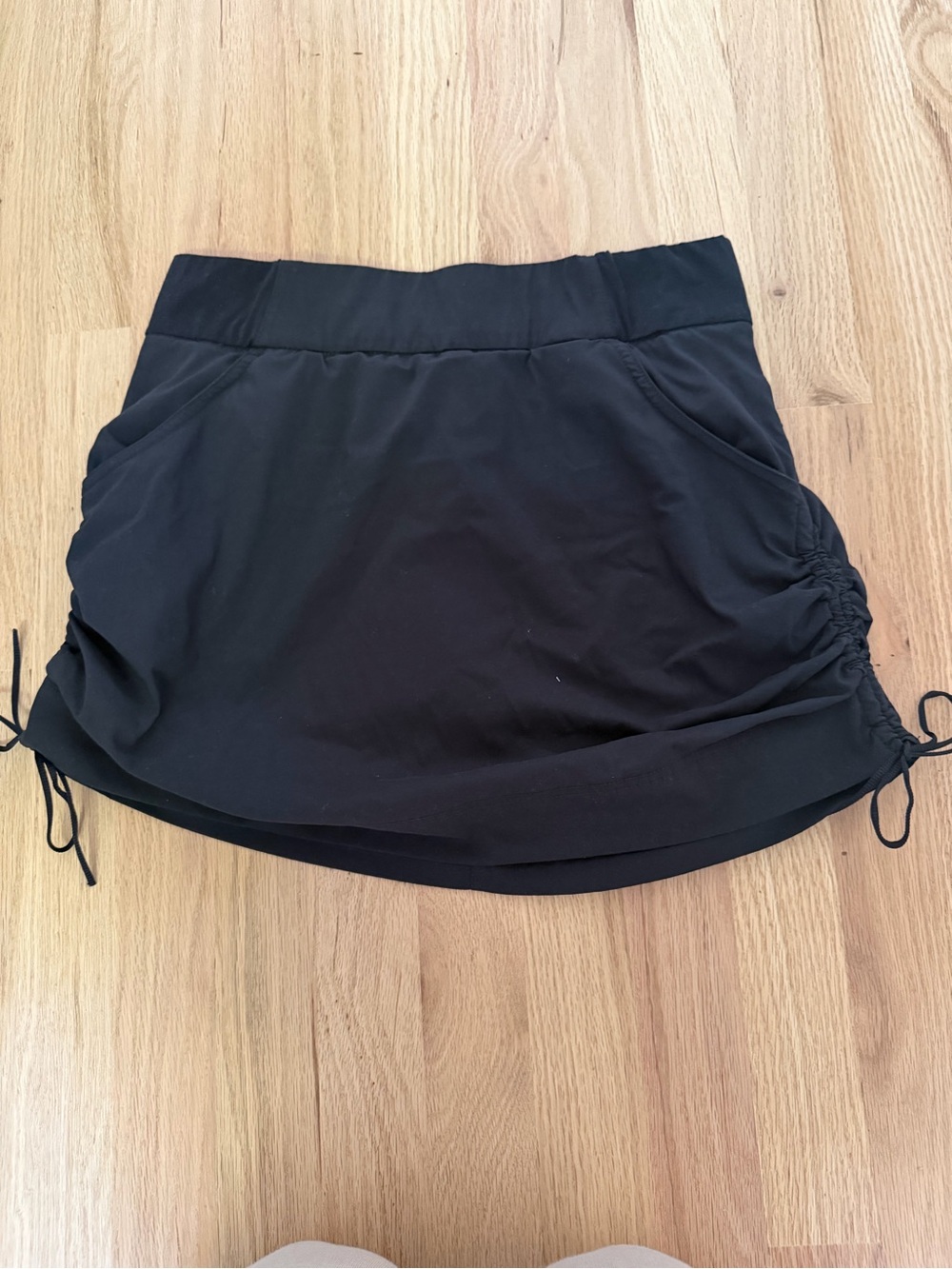Columbia Black Athletic Skort with Side Drawstrings